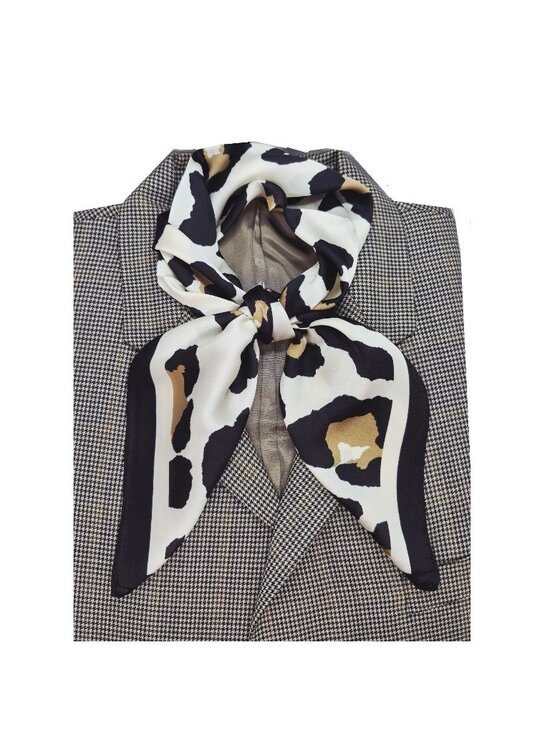 Unbranded Other - ✨Elegant Bandana Square Scarf Silky Satin Animal Print Leopard Hair Neck Scarfs